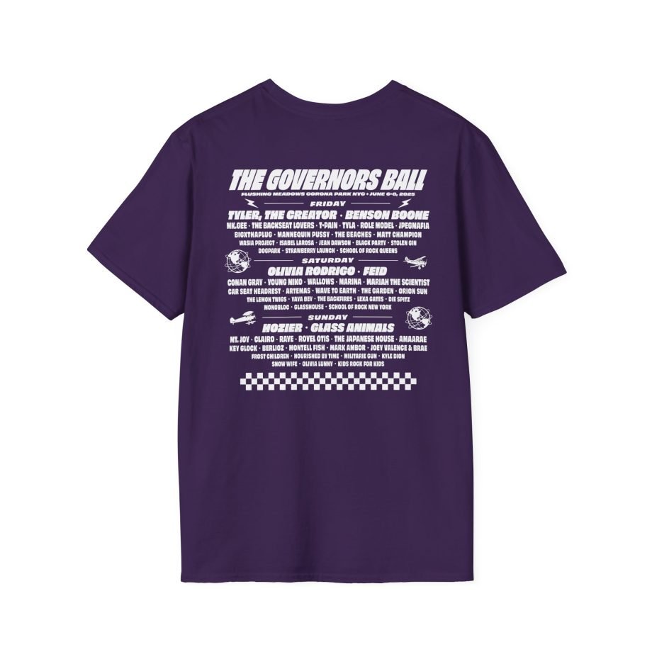 Gov Ball Gbny Liberty Skull Unisex Softstyle T-Shirt