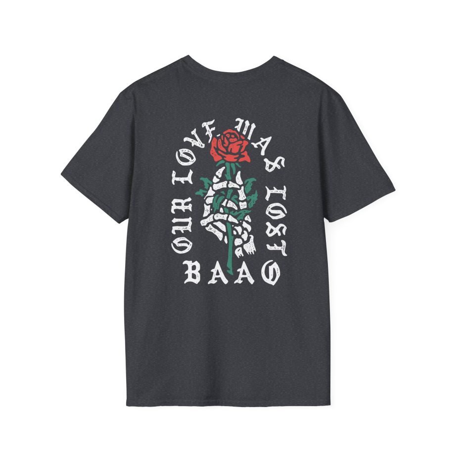 Being as an Ocean Skeleton Rose Unisex Softstyle T-Shirt