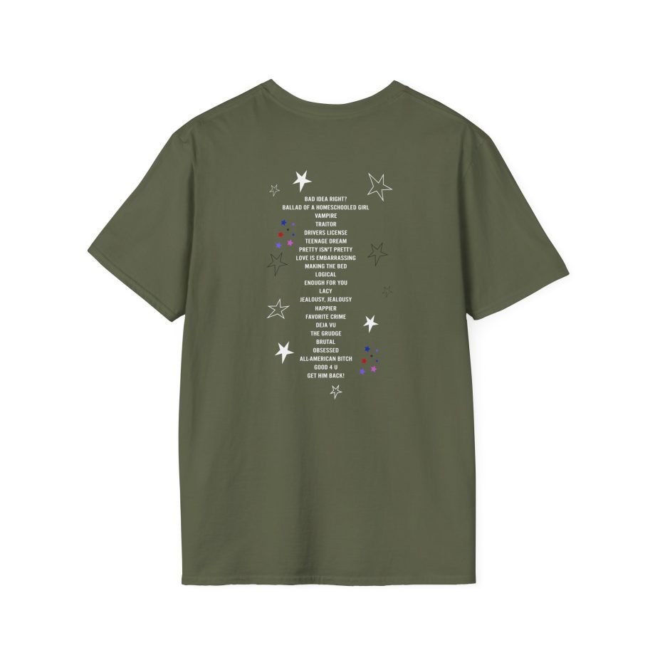 Olivia Rodrigo GUTS world tour unisex softstyle t-shirt