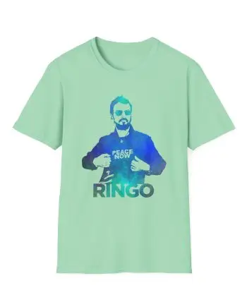 Ringo Starr Peace Now Mint Unisex Softstyle T-Shirt