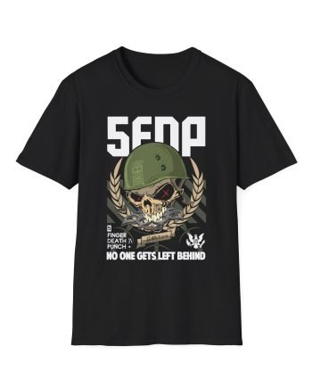Five Finger Death Punch No One Gets Left Behind Unisex Softstyle T-Shirt
