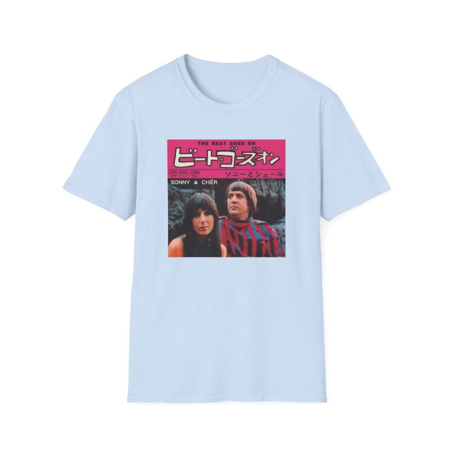 Sonny & Cher the Beat Goes on Japan Unisex Softstyle T-Shirt