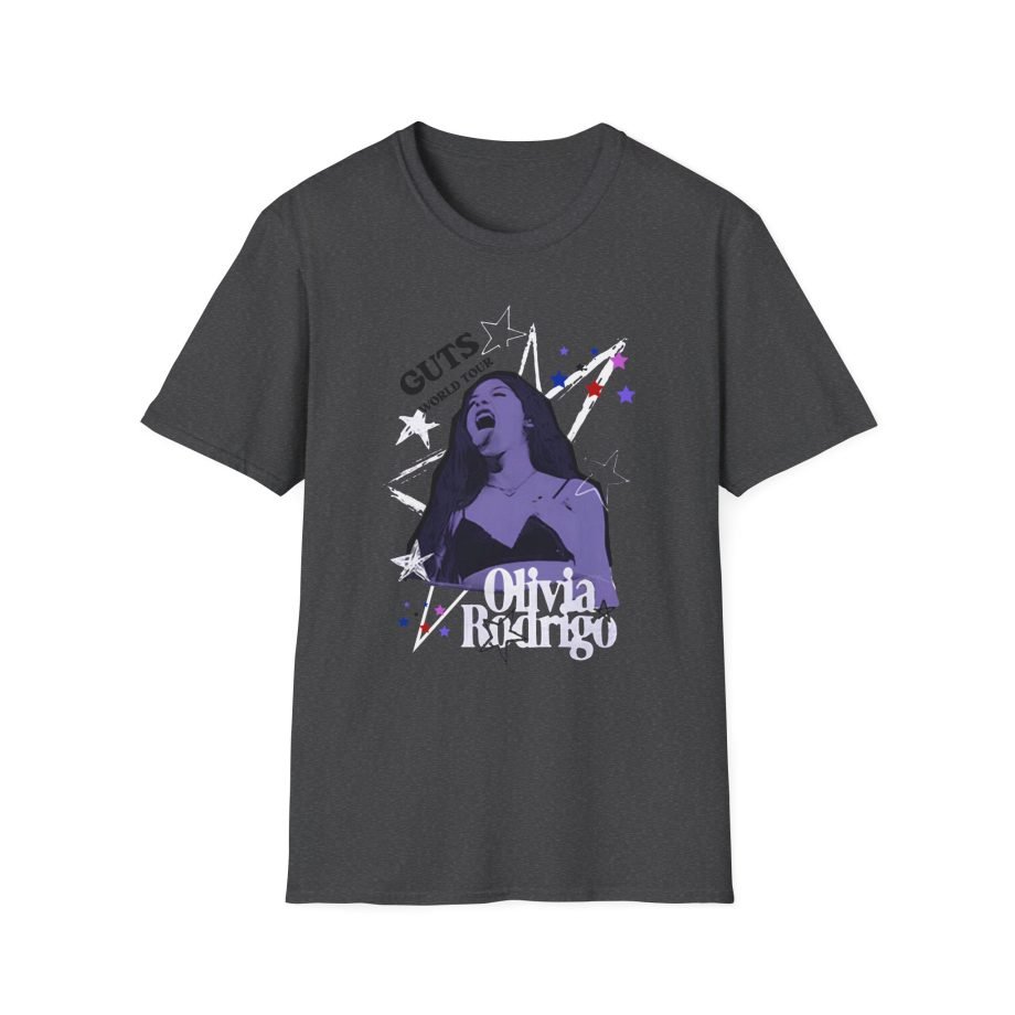 Olivia Rodrigo GUTS world tour unisex softstyle t-shirt
