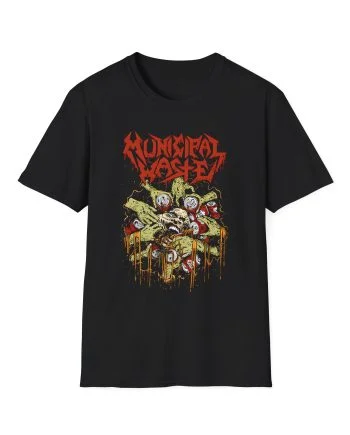 Municipal Waste Zombie Hands Unisex Softstyle T-Shirt