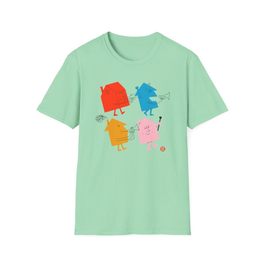 Hslot 4 Houses Unisex Softstyle T-Shirt