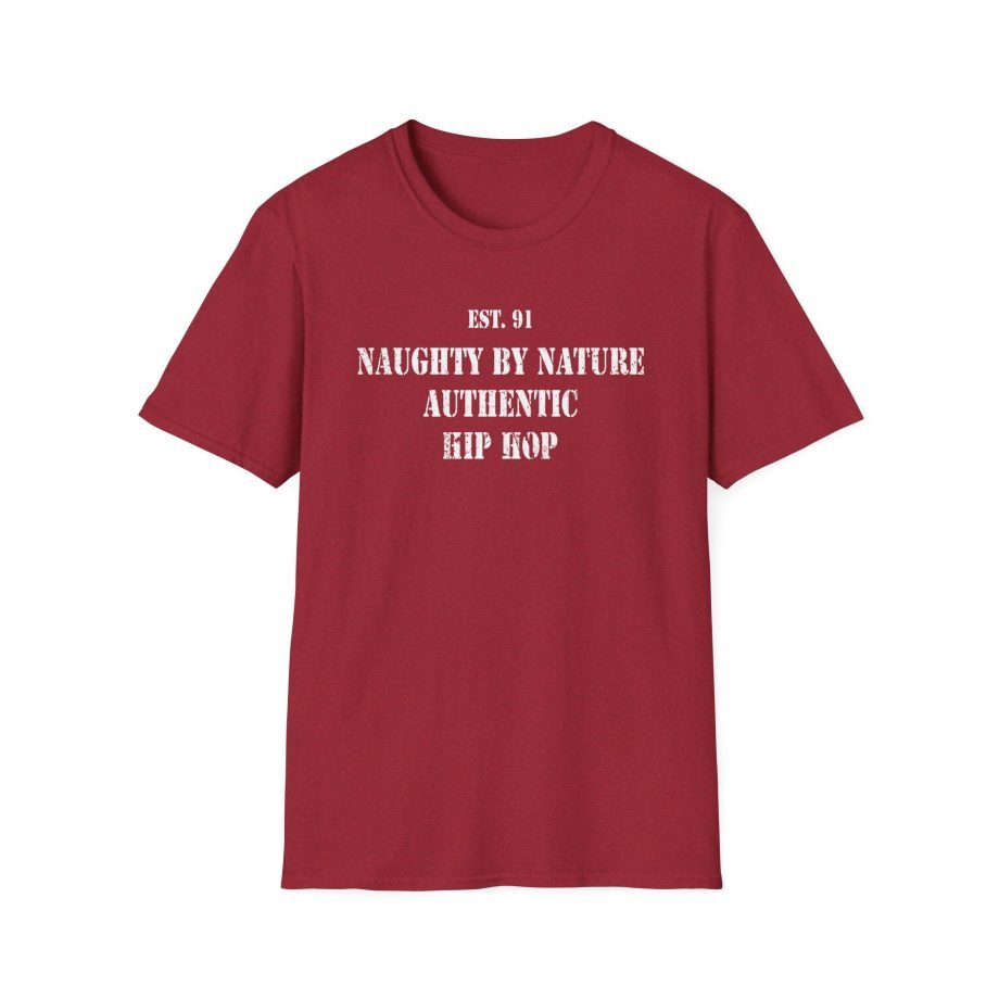 Naughty by Nature Naughty Stencil Unisex Softstyle T-Shirt