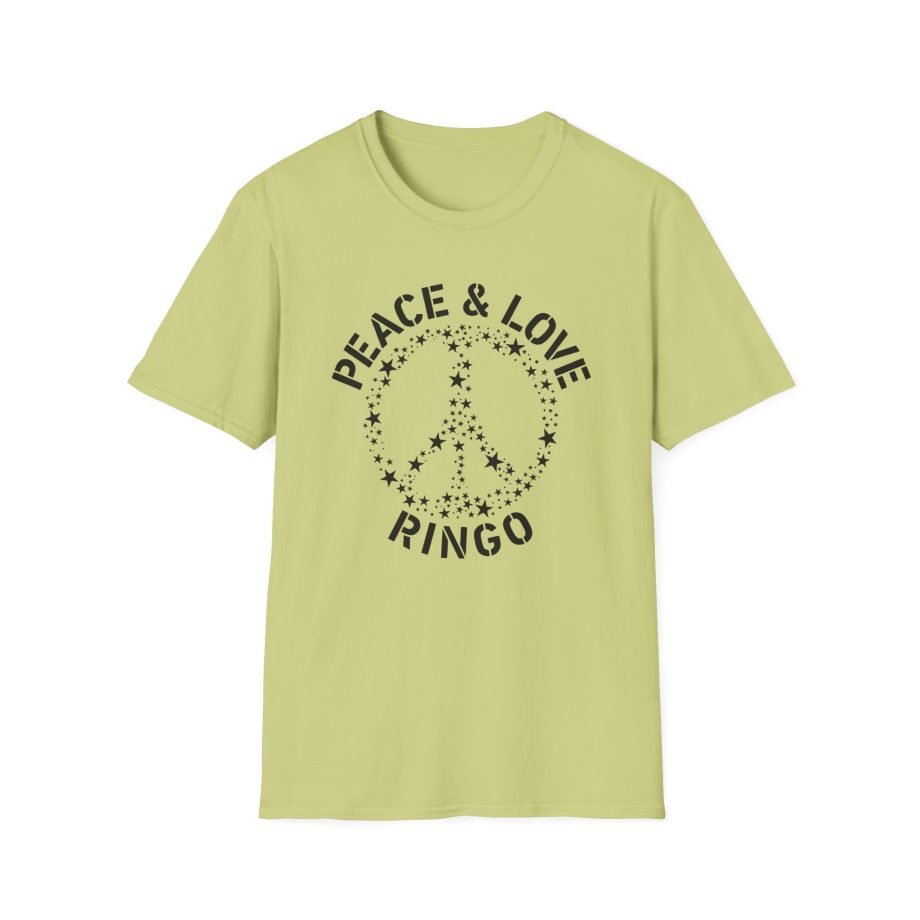 Ringo Starr Peace & Love Unisex Softstyle T-Shirt
