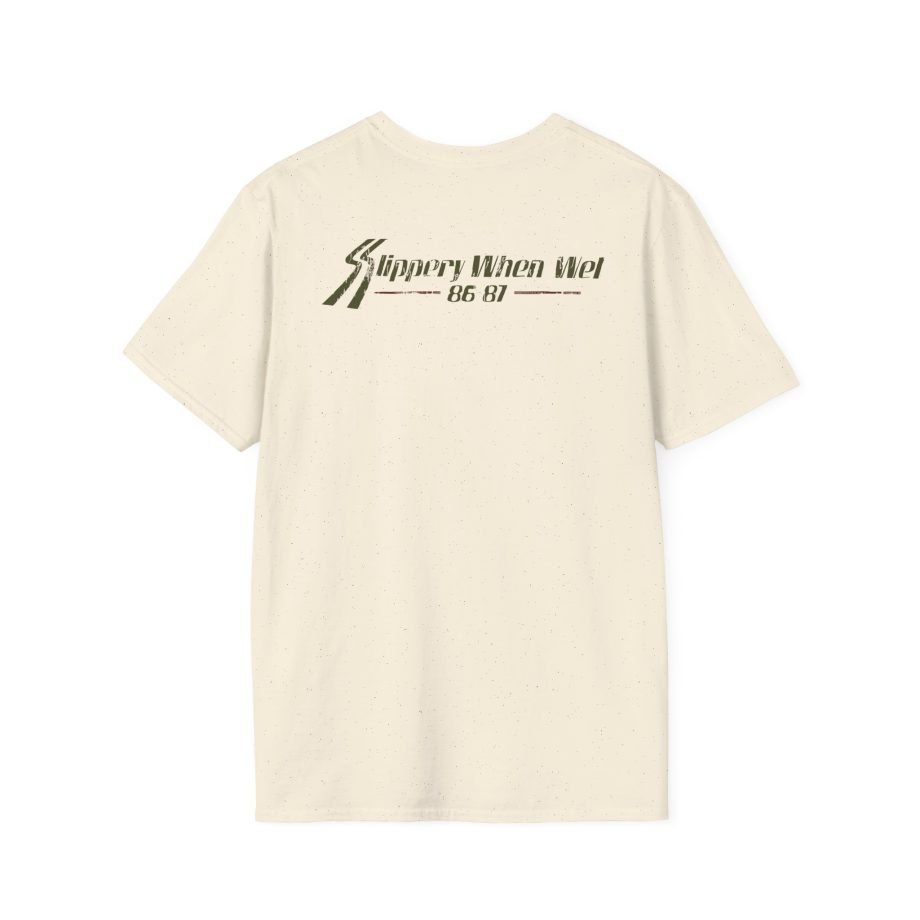 Bon Jovi Slippery When Wet Vintage World Tour Unisex Softstyle T-Shirt
