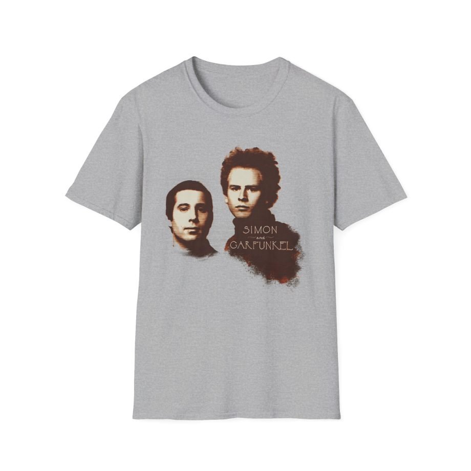Simon and Garfunkel Faces Unisex Softstyle T-Shirt