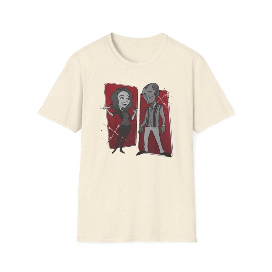 Marvel Wandavision Retro Panels Unisex Softstyle T-Shirt