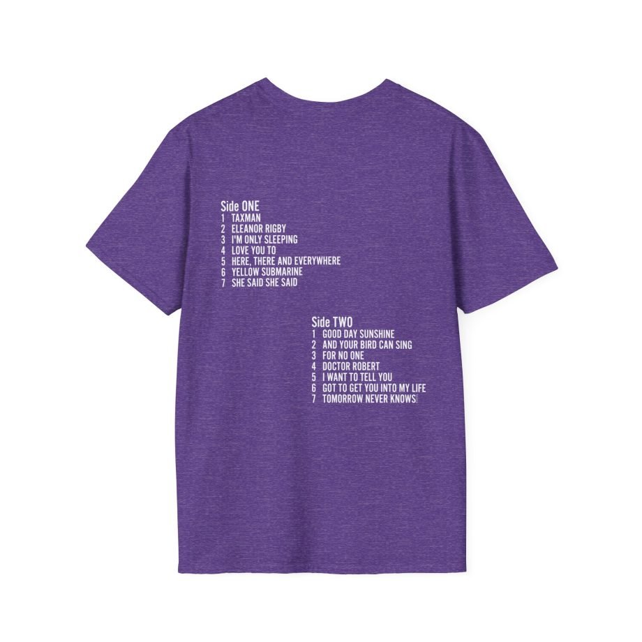 The Beatles Revolver Tracklist Unisex Softstyle T-Shirt