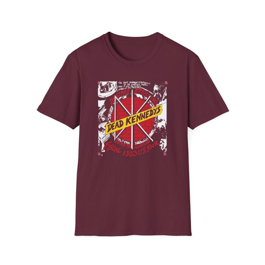 Dead Kennedys Destroy Efficiency 1983 Unisex Softstyle T-Shirt