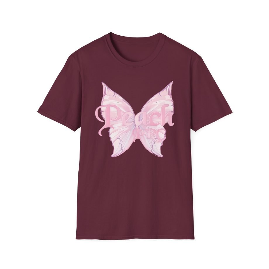 Peach Prc Butterfly Unisex Softstyle T-Shirt