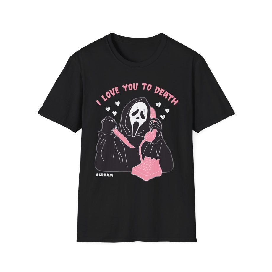 Ghostface Love You To Death Unisex Softstyle T-Shirt