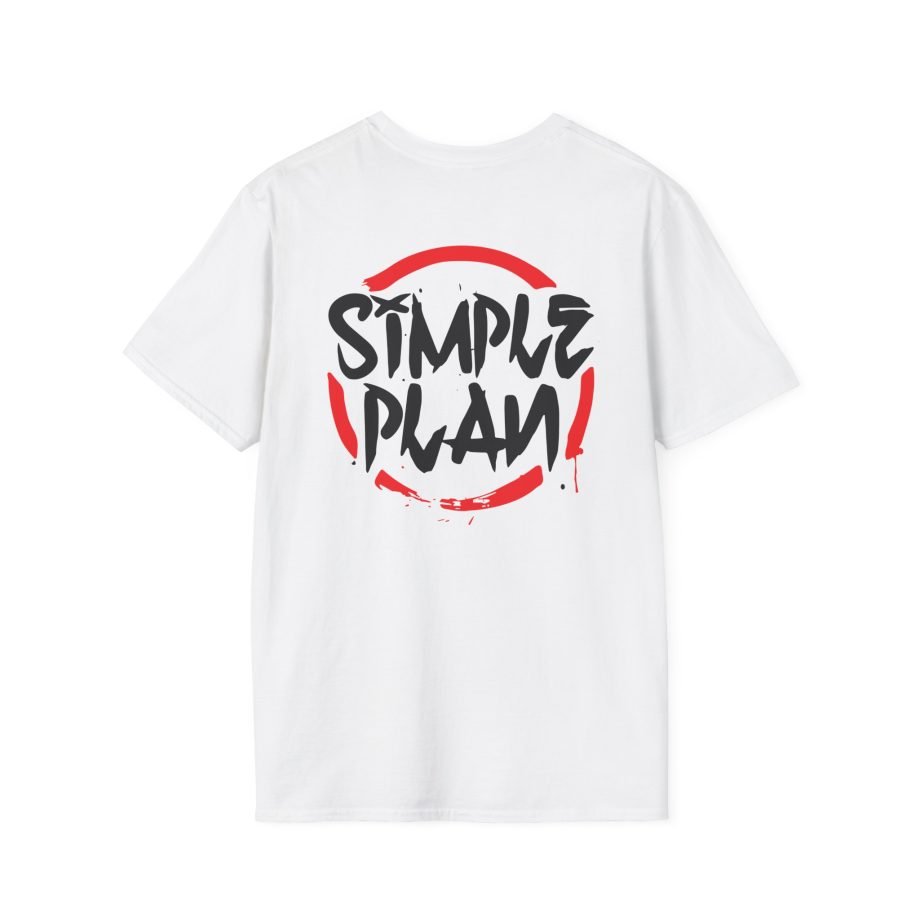 Simple Plan Circle Splat Unisex Softstyle T-Shirt