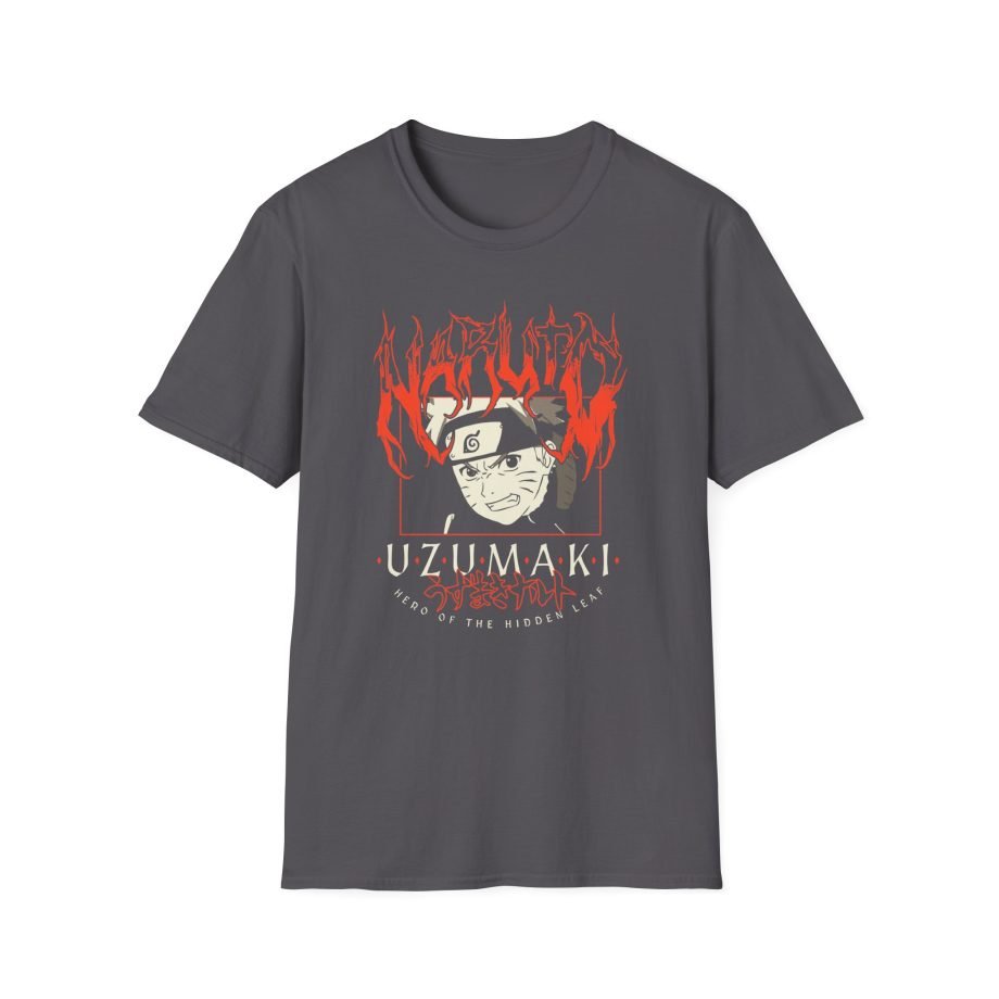 Naruto Uzumaki Clan Metal Unisex Softstyle T-Shirt