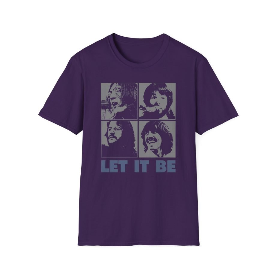 The Beatles Let It Be Distressed Unisex Softstyle T-Shirt