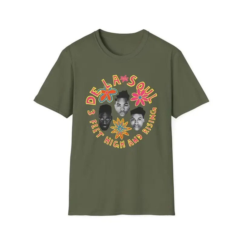 De La Soul 3 Feet High and Rising Unisex Softstyle T-Shirt