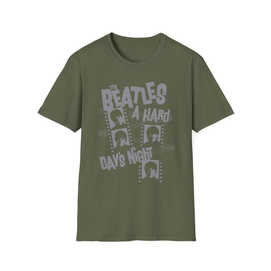 The Beatles a Hard Day's Night Film Unisex Softstyle T-Shirt