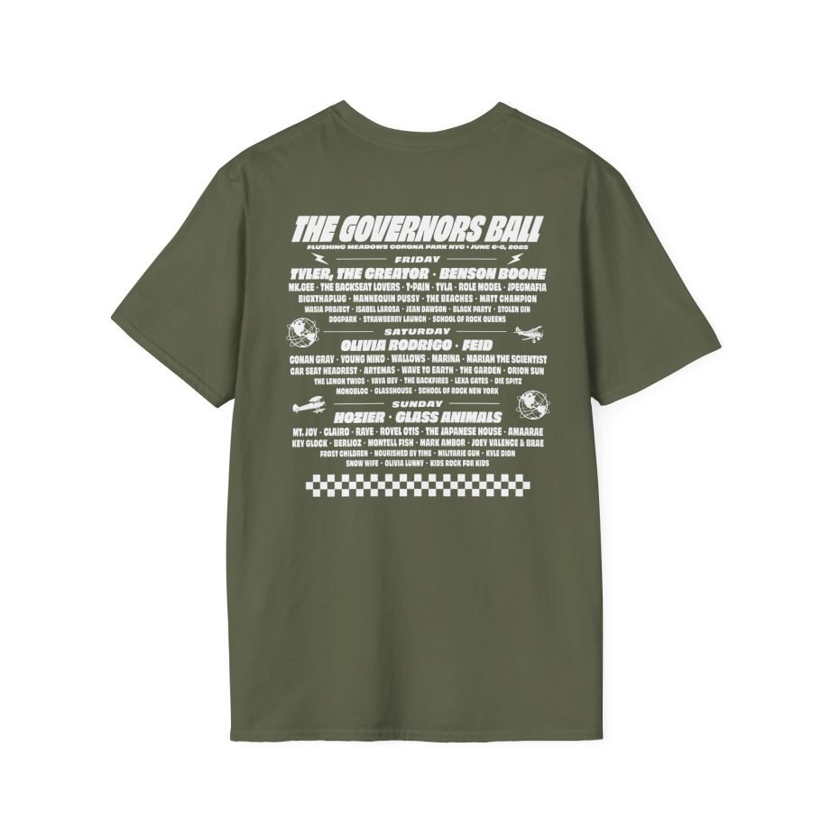 Gov Ball Gbny Liberty Skull Unisex Softstyle T-Shirt