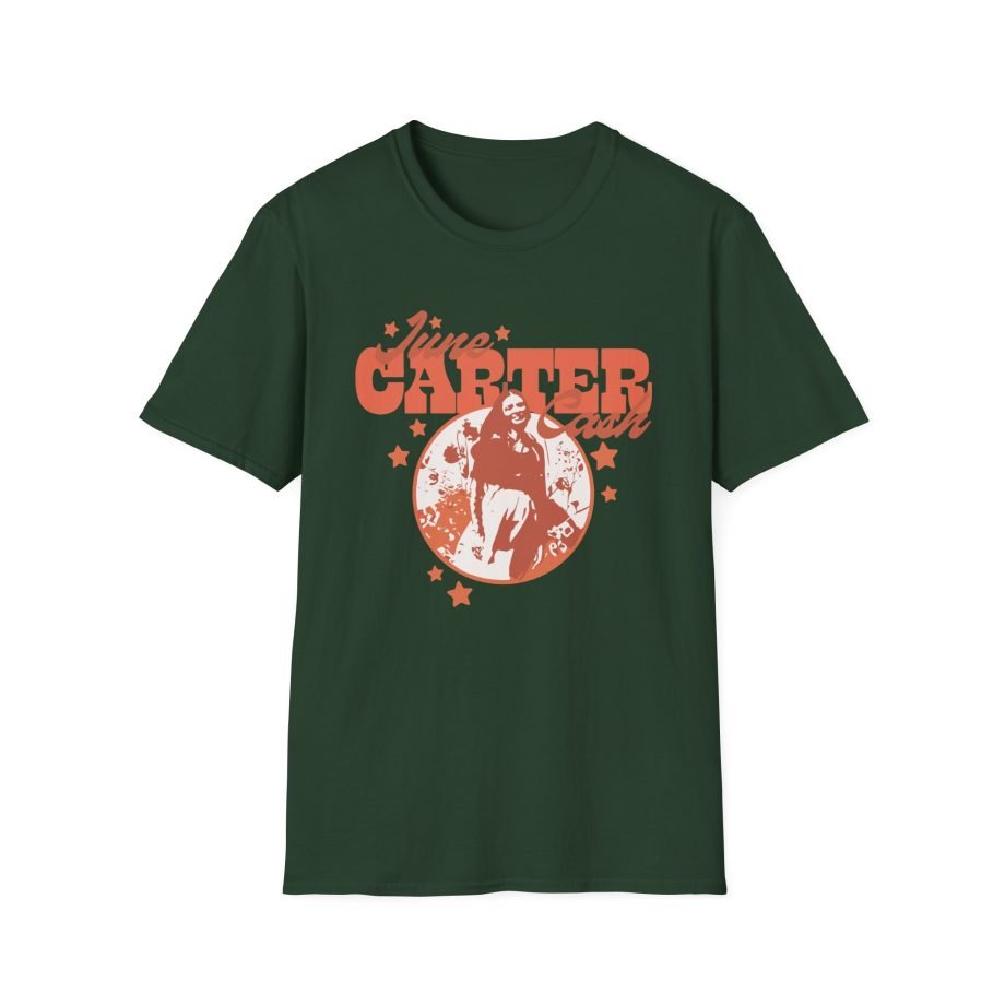 Johnny Cash June Carter Cash Portrait unisex softstyle t-shirt