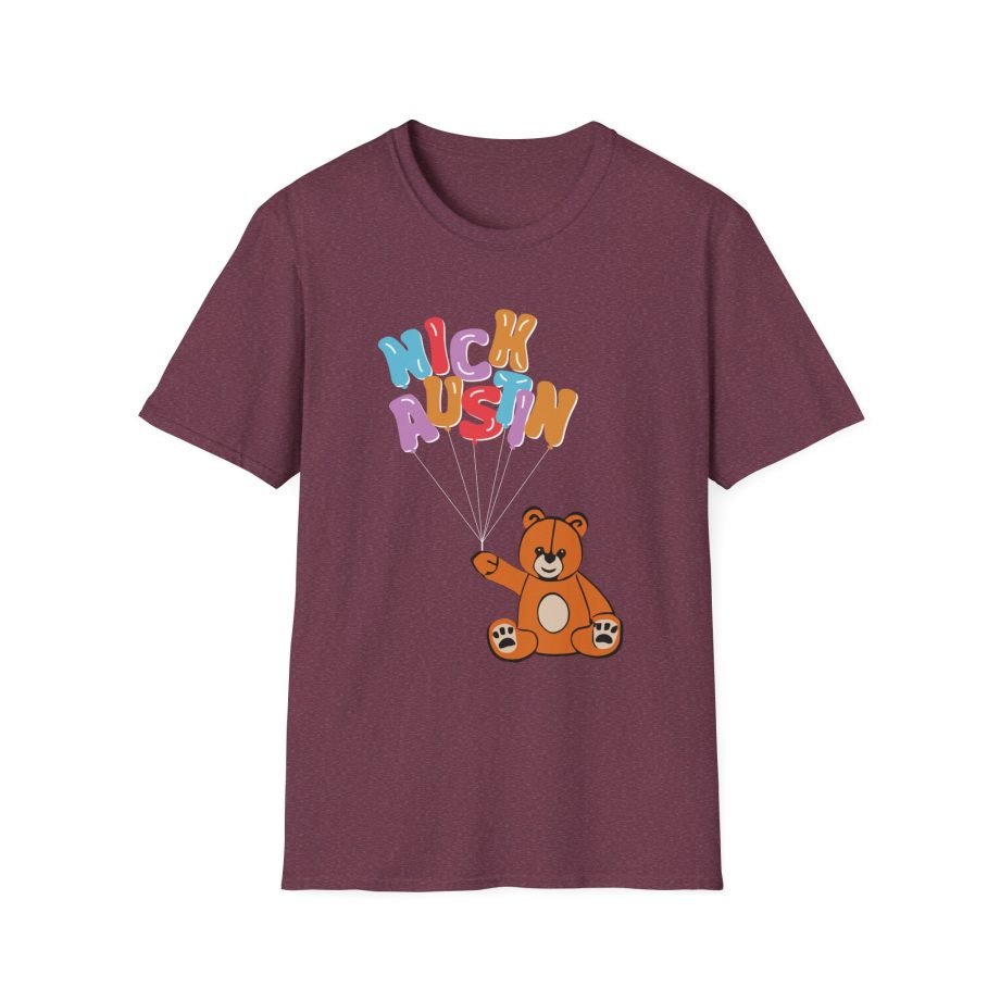 Nick Austin Puff Teddy Bear Unisex Softstyle T-Shirt
