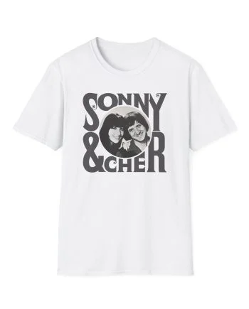 Sonny & Cher Retro Logo Unisex Softstyle T-Shirt