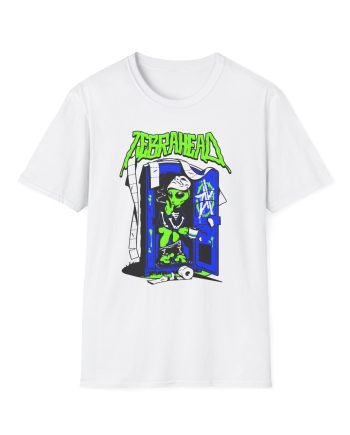 Zebrahead White ZH Coffee break Unisex Softstyle T-Shirt
