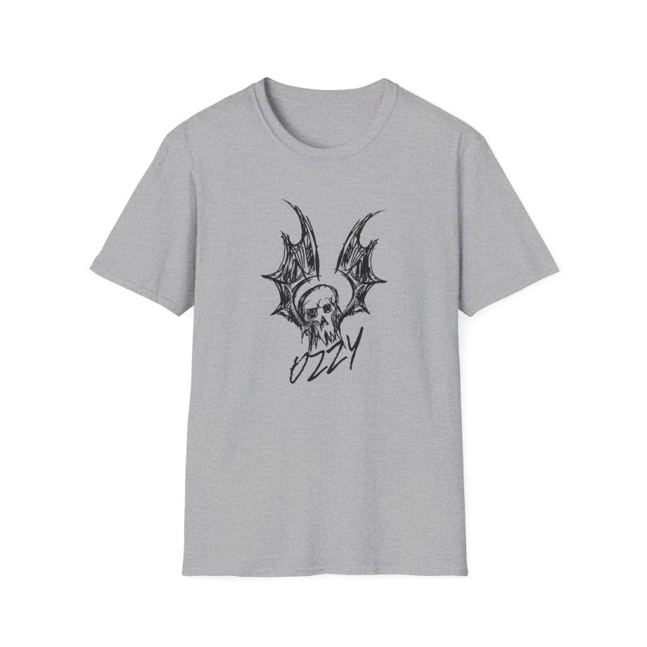 Ozzy Osbourne Bat Sketch Unisex Softstyle T-Shirt