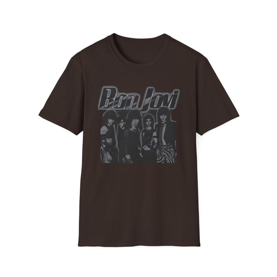 Bon Jovi Outline Unisex Softstyle T-Shirt