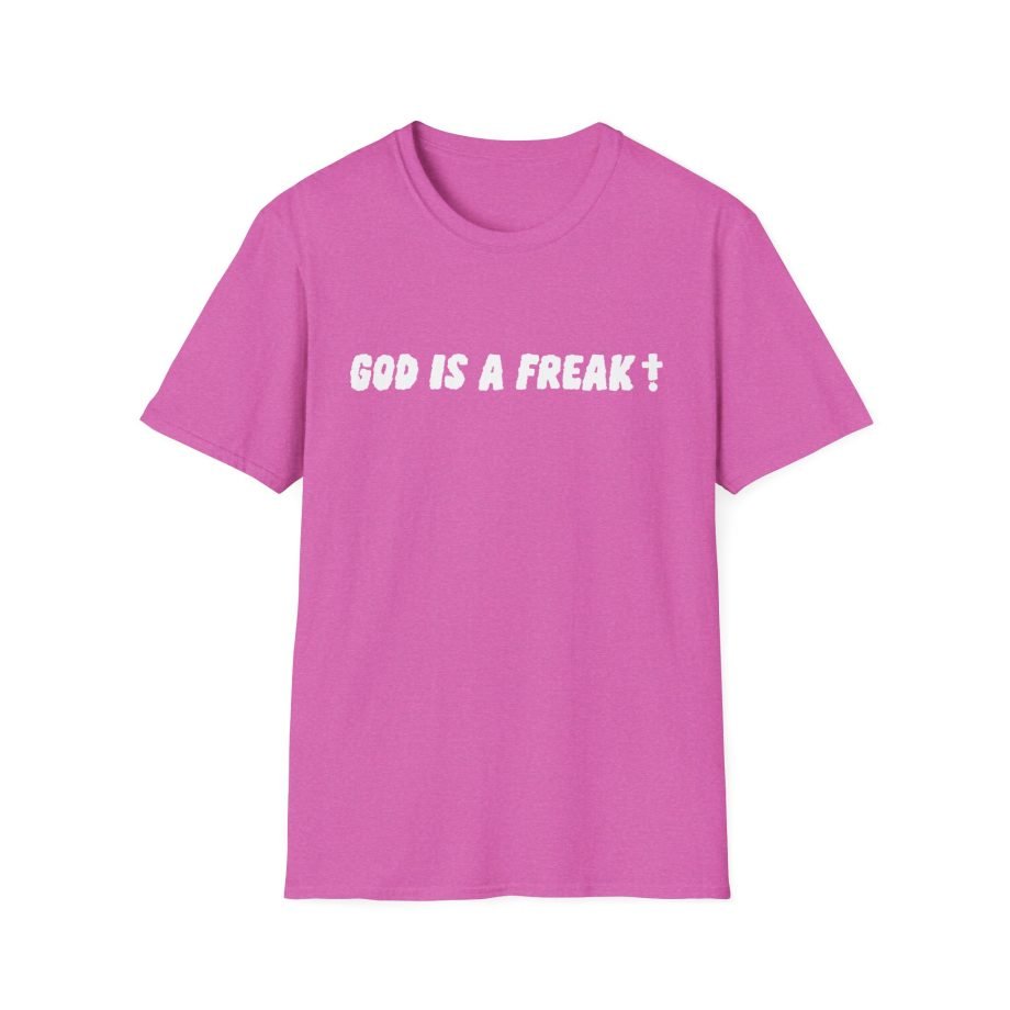 Peach Prc Fairy God is a Freak Unisex Softstyle T-Shirt