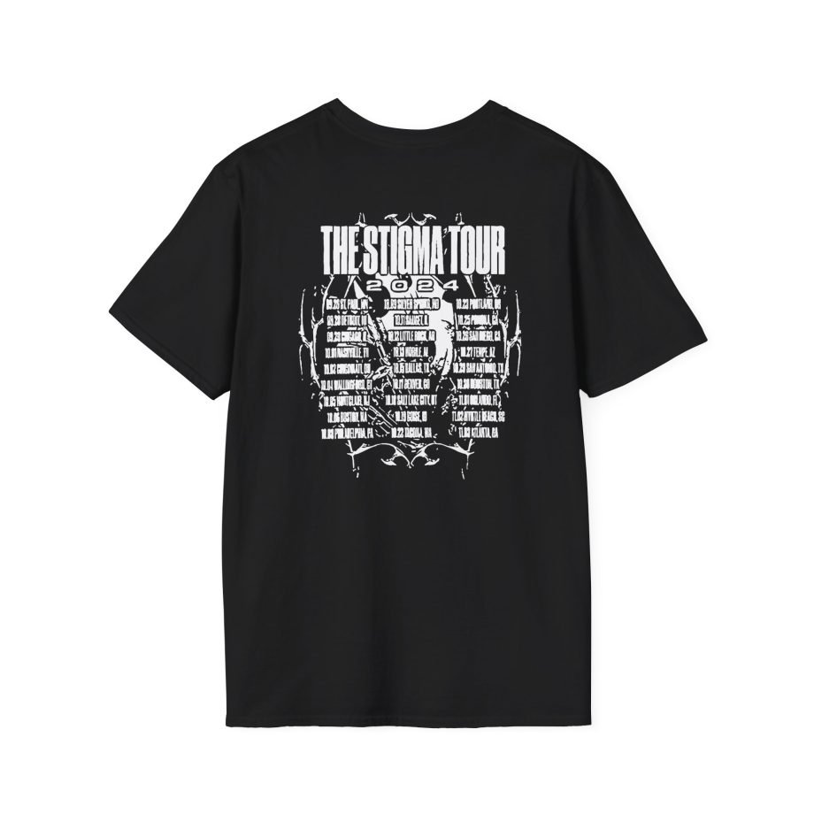 Wage War Tie Dye Stigma Tour Unisex Softstyle T-Shirt