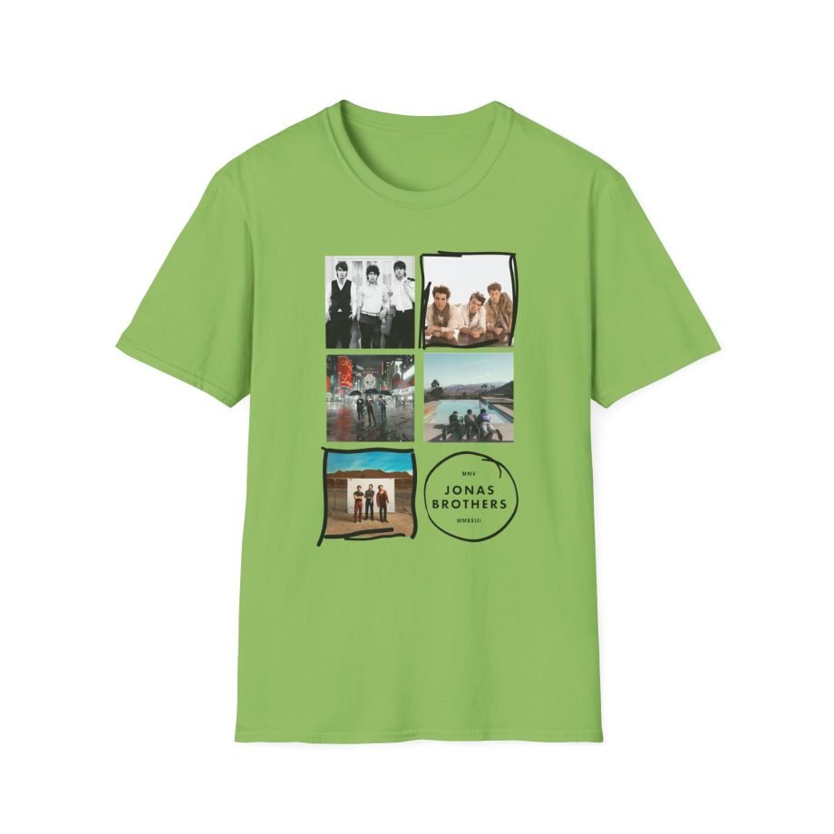 Jonas Brothers 5 Albums Unisex Softstyle T-Shirt
