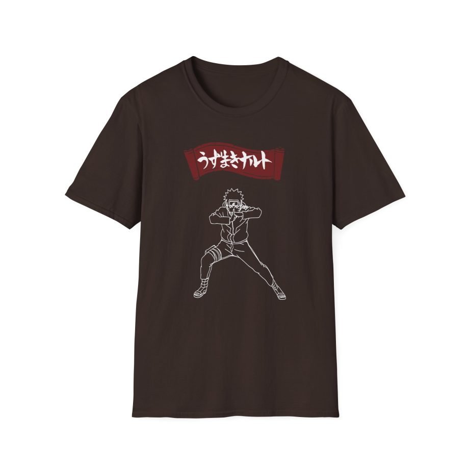 Naruto Line Art Unisex Softstyle T-Shirt