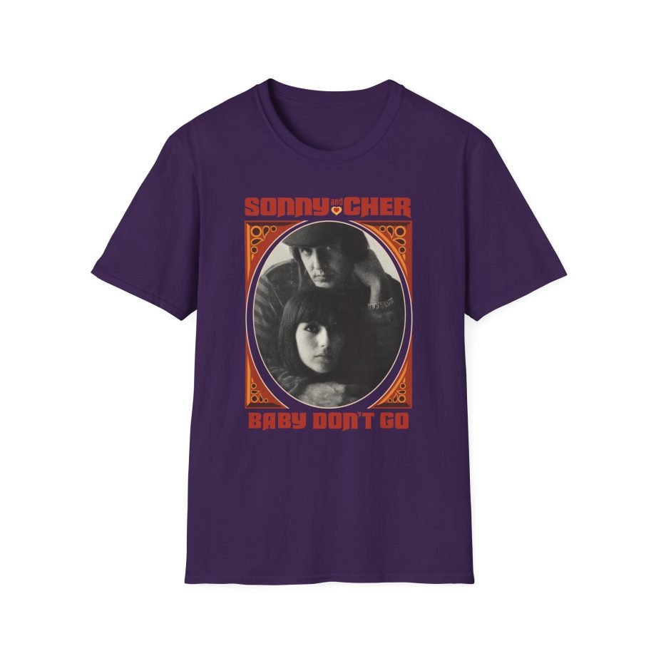 Sonny & Cher Baby Don't Go Unisex Softstyle T-Shirt