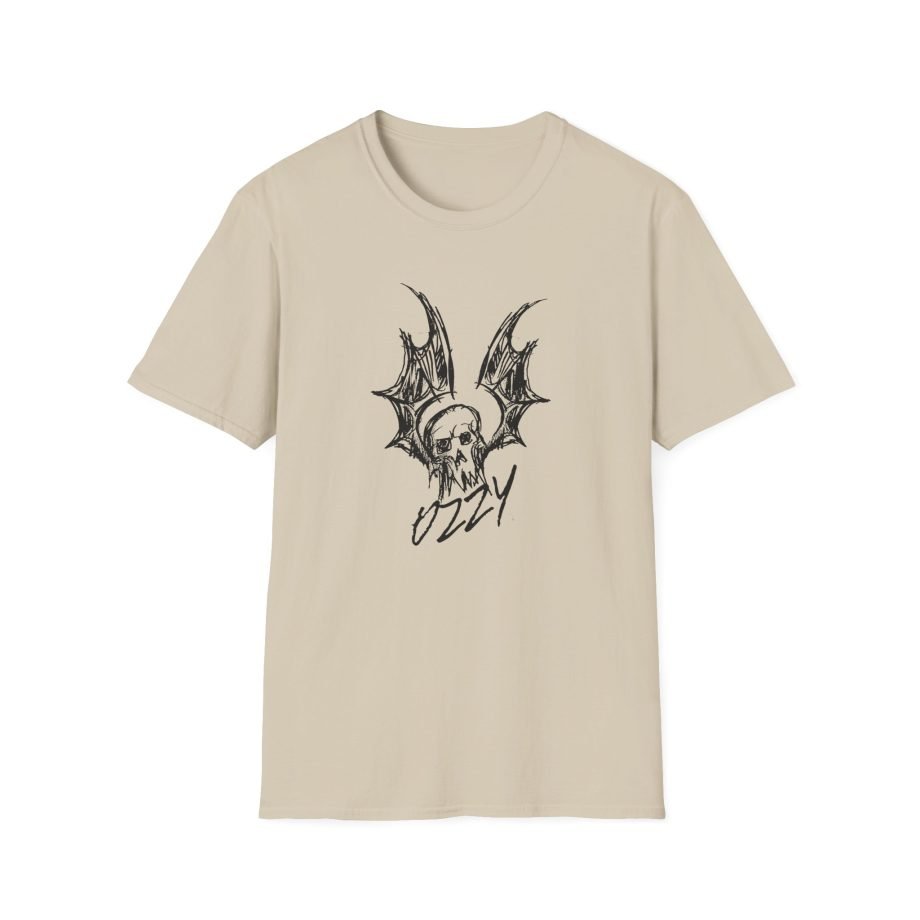 Ozzy Osbourne Bat Sketch Unisex Softstyle T-Shirt