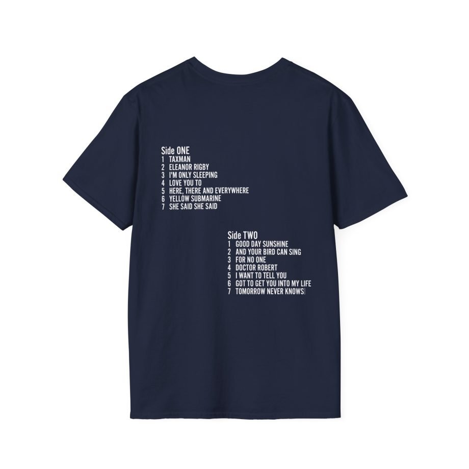 The Beatles Revolver Tracklist Unisex Softstyle T-Shirt