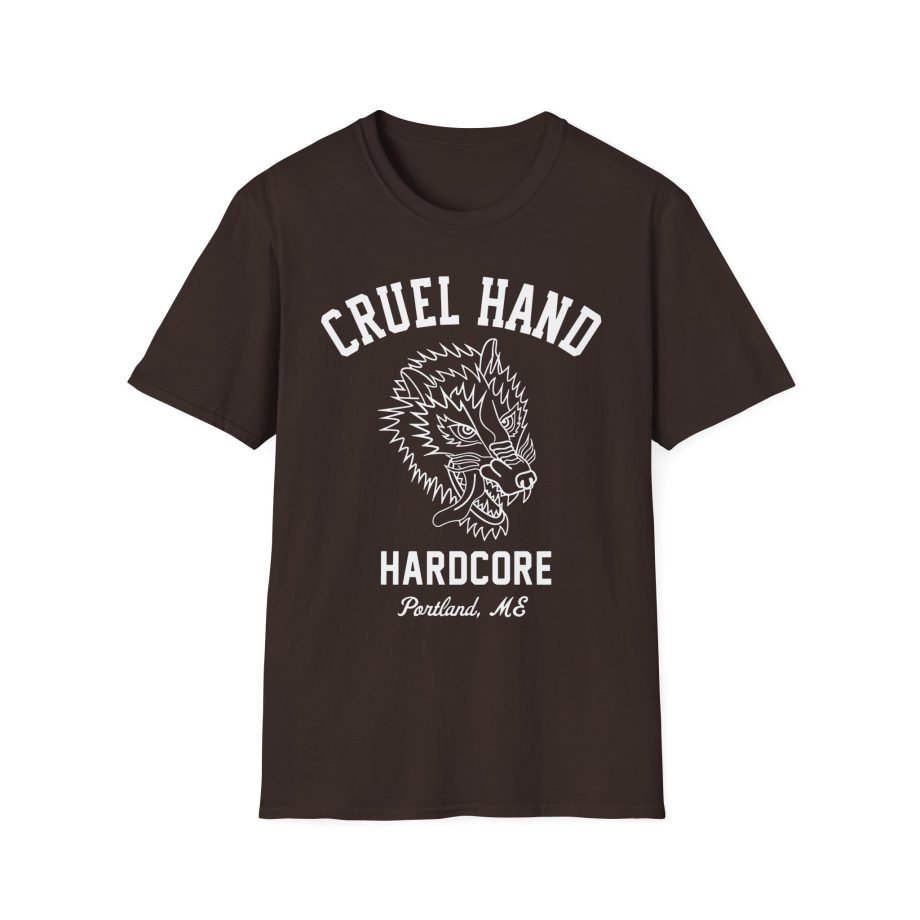 Cruel Hand Wolf Head Unisex Softstyle T-Shirt