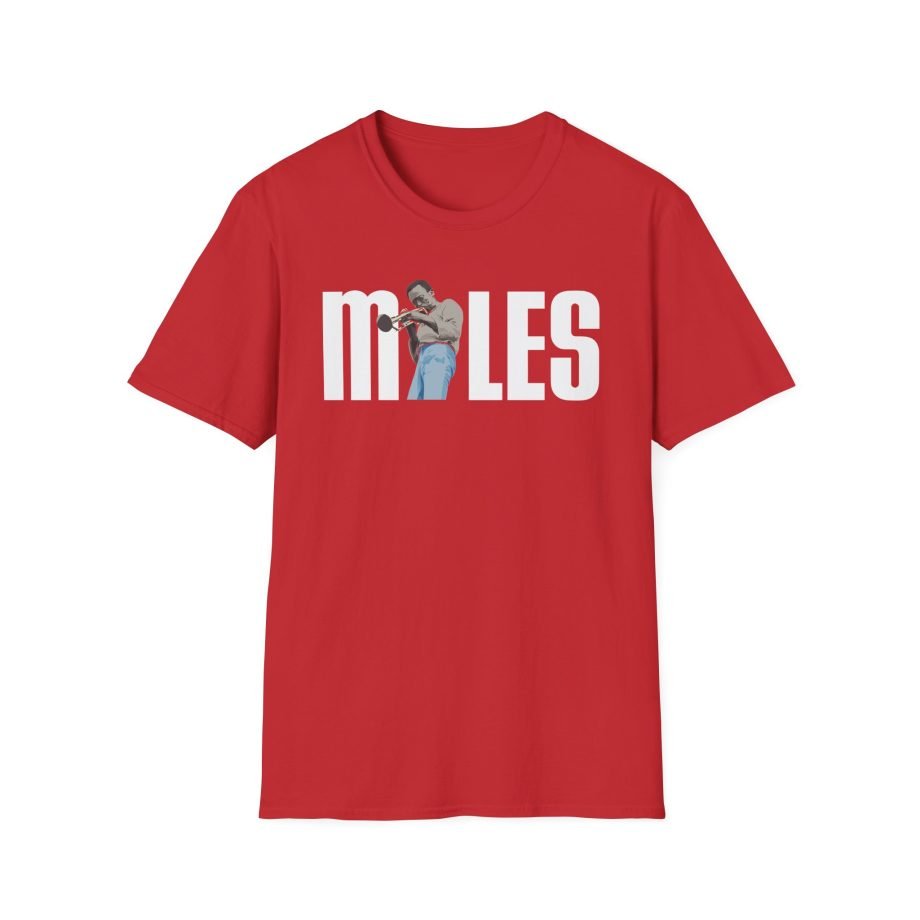 Miles Davis Playing Unisex Softstyle T-Shirt