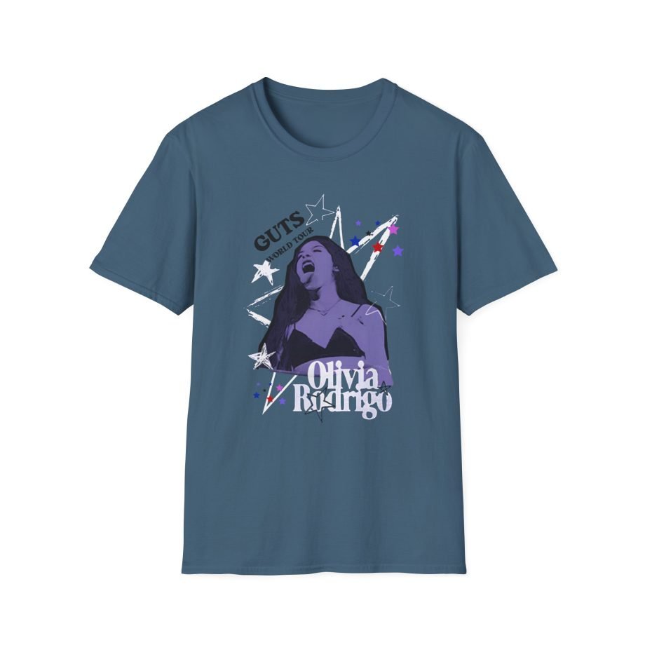 Olivia Rodrigo GUTS world tour unisex softstyle t-shirt