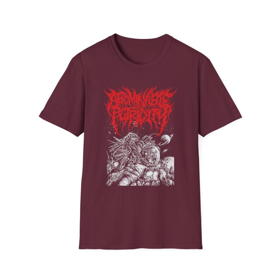 Abominable Putridity The Last Astronaut Red Logo Unisex Softstyle T-Shirt