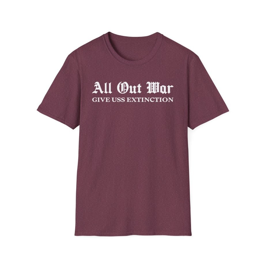 All Out War Extinction Unisex Softstyle T-Shirt