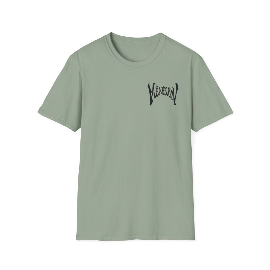 Maneskin Pocket Logo & Zitti e Buoni Circle Unisex Softstyle T-Shirt