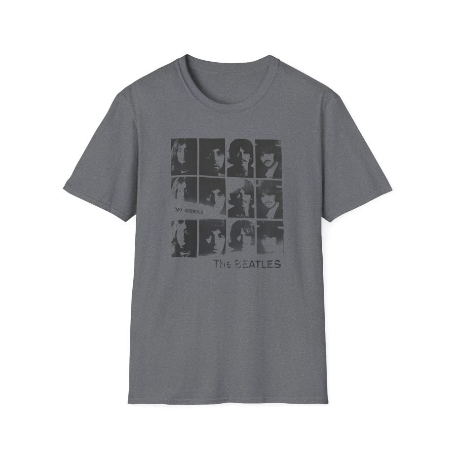 The Beatles Album Distressed Grid Unisex Softstyle T-Shirt