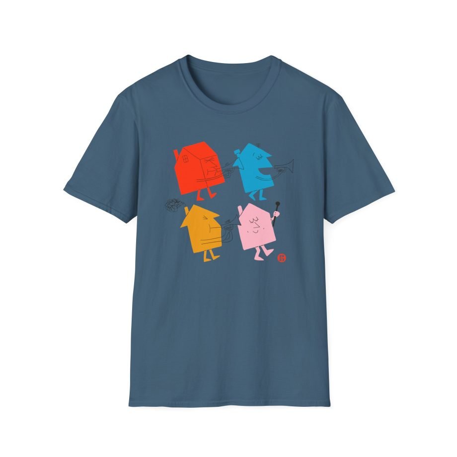 Hslot 4 Houses Unisex Softstyle T-Shirt