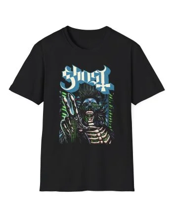 Ghost Band Cyborg Unisex Softstyle T-Shirt