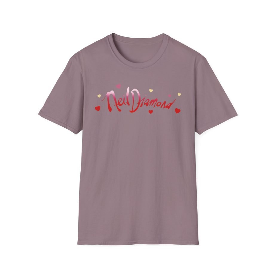 Neil Diamond Logo Heart Unisex Softstyle T-Shirt