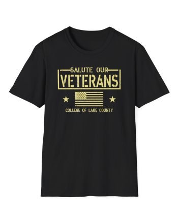 College Lake County Salute Our Veterans Unisex Softstyle T-Shirt