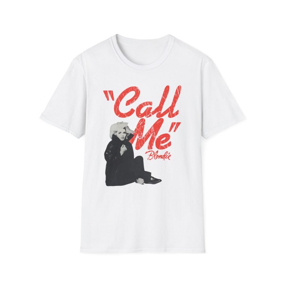 Blondie Call Me Unisex Softstyle T-Shirt