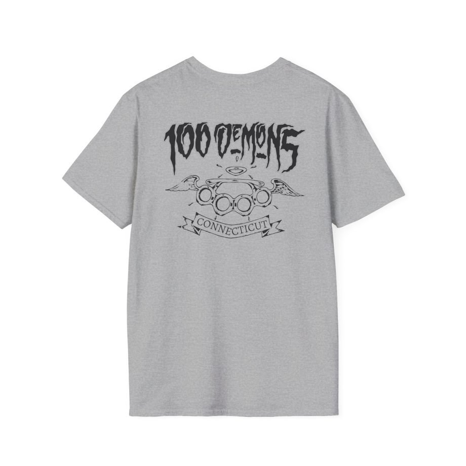 100 Demons Connecticut Hardcore Unisex Softstyle T-Shirt